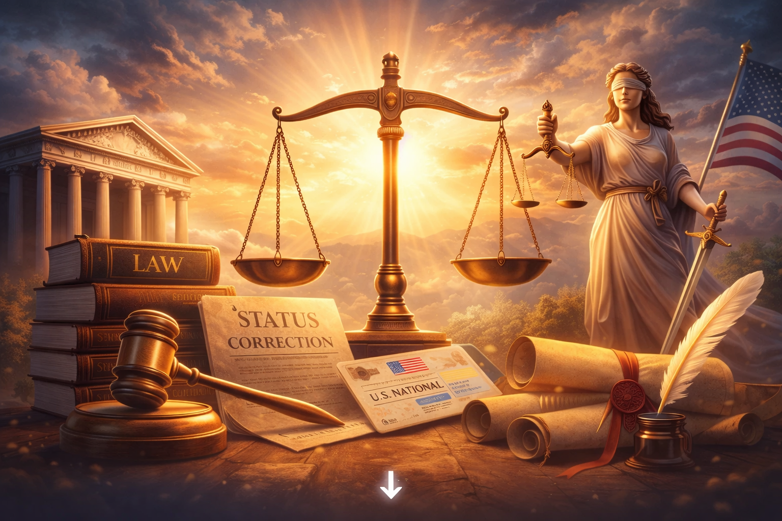 Law and equity hero background