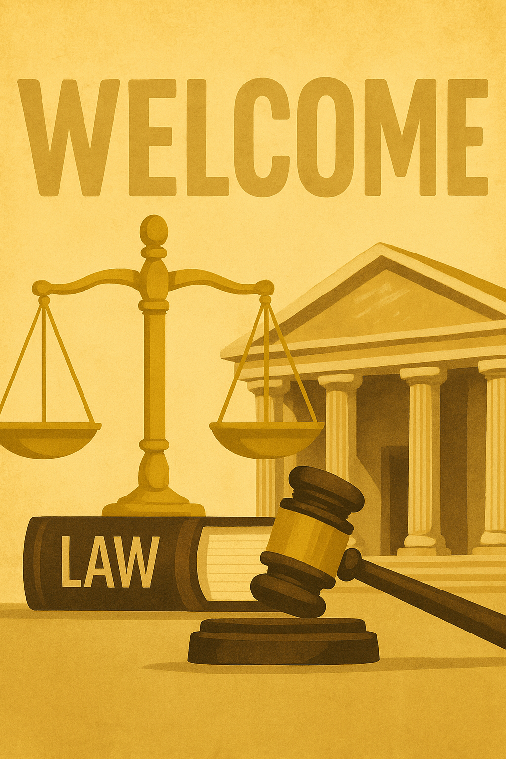 Welcome - law themed (mobile)